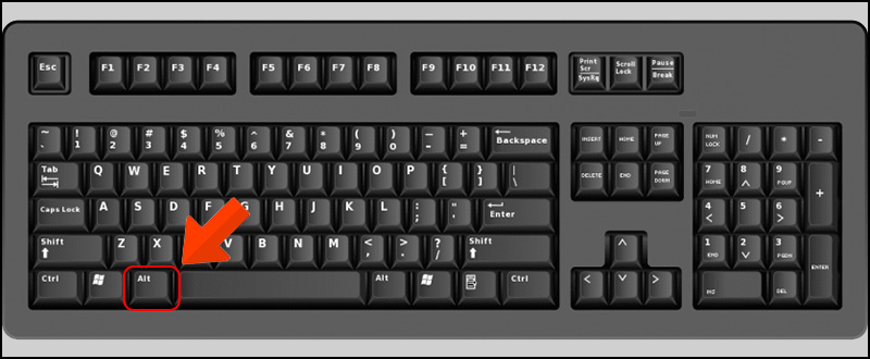 Thao tác với phím ALT Thao tác với phím ALT